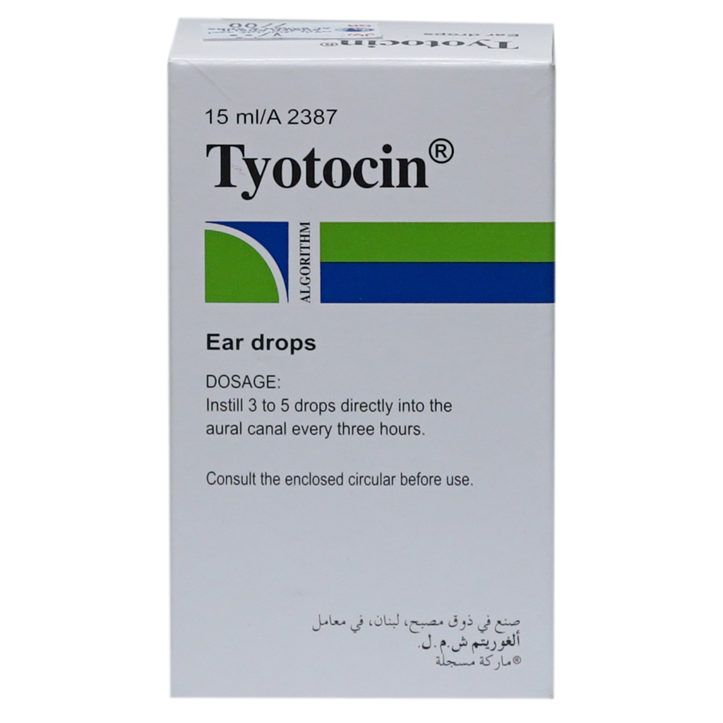 TYOTOCIN EAR DROPS 15ML Pharmacy and More